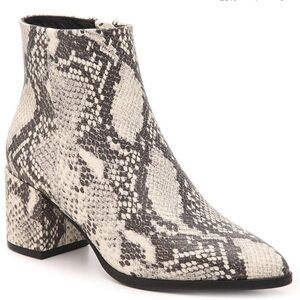 Madden Girl Dafni Snakeskin Bootie